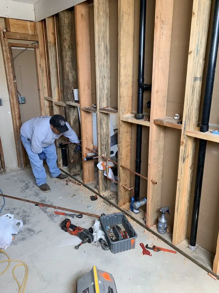 Commercial rough-in plumbing for Water Heater Replacement in Carroll Manor Ridge
